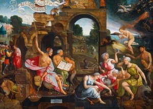 Saul og heksen fra Endor. 1526