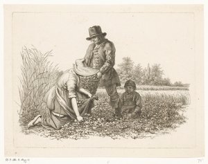 kartoffeloptagere Studietryk / Etudes gravées (serietitel) af Jacob Ernst Marcus
