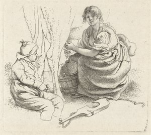 Malkende kvinde Studietryk / Etudes gravées (serietitel)