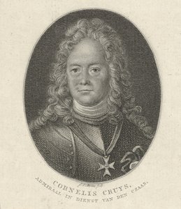 Portræt af Cornelius Cruys 1655-1727, viceadmiral for den kejserlige russiske flåde, 1818