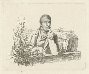 Portræt af Pieter Pieterszn. barberer af Jacob Ernst Marcus