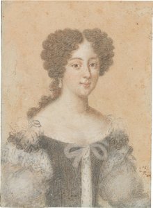 Portræt af Clelia Cesarini Colonna 1655-1735, hertuginde af Sonnino. af Jacob Ferdinand Voet