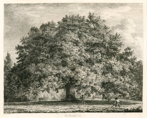 The Chandos Oak, Michendon House, Southgate, London af Jacob George Strutt