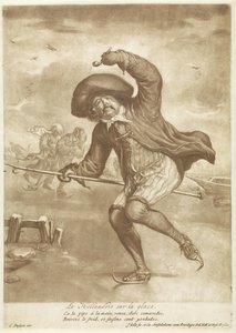 skøjteløber Le Hollandois sur la glace (titel på objekt)