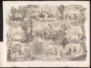 Tegnefilm i Delft studenteralmanak, 1858 af Jacob Gosschalk