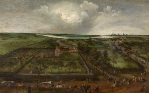 Landsby ved Schelde af Jacob Grimmer