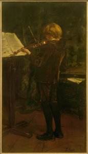 Violinspilleren af Jacob Hendricus Maris