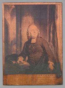 Portræt af Nicholas af Tetterode af Jacob Houbraken (signed by artist)