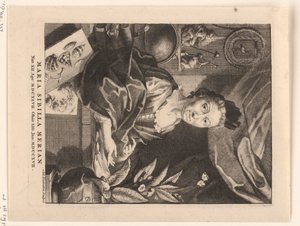 Portret af Maria Sibylla Merian Maria Sibylla Merian (titel på objekt)