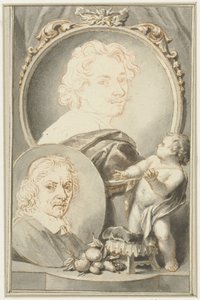 Portrætter af Anton van Dyck og Jacob de Bray