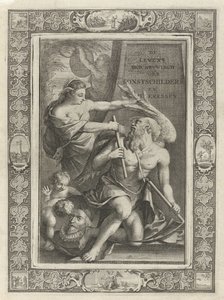 Fantasi tæmmer fars tid Titelside for: J.C. Weyerman. Livsbeskrivelserne af de hollandske kunstmalere og kunstmalere, 1729