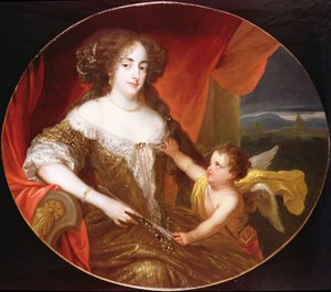 A Portrait of a Lady, siddende i trekvart længde (olie på lærred)