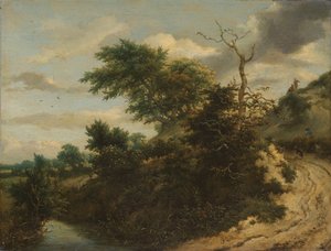 Sandet spor i klitterne Sandsti i klitterne af Jacob van Ruisdael