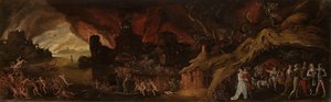 Den sidste dom og de syv dødssynder af Jacob Isaacsz. van Swanenburg