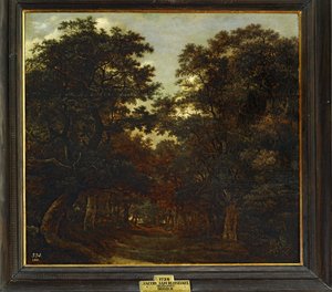 Skov ... af Jacob Isaaksz. or Isaacksz. van Ruisdael
