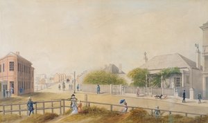 Oxford Street, Sydney, 1847 af Jacob Janssen