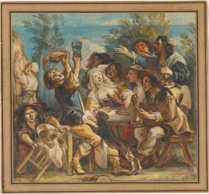 Et muntert selskab af Jacob Jordaens