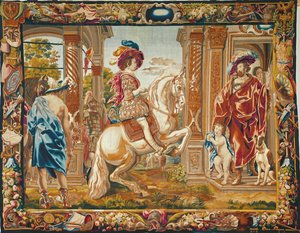 En ridetime for kong Ludvig XIII ... af Jacob Jordaens