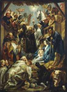 Kongernes tilbedelse af Jacob Jordaens