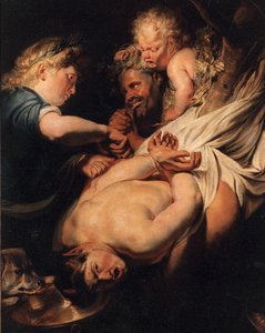 Apollo Flying Mars, ca. af Jacob Jordaens