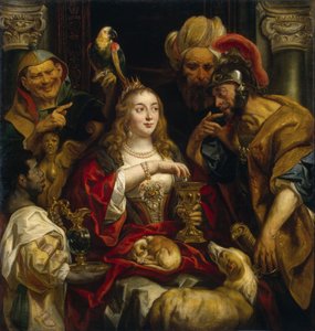 Kleopatras festmåltid af Jacob Jordaens