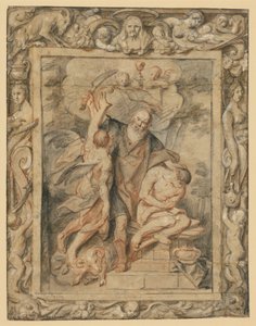 Isaks ofring (1 Mos. 22,1-12) i en figurativ bort af Jacob Jordaens