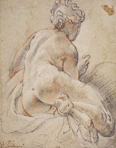 Kvindelig nøgen, set bagfra af Jacob Jordaens