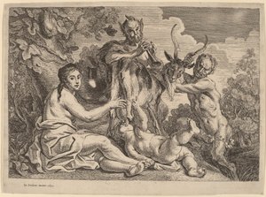 Jupiter næret af geden Amalthea af Jacob Jordaens