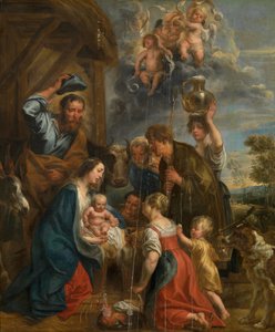 Hyrdernes tilbedelse af Jacob Jordaens