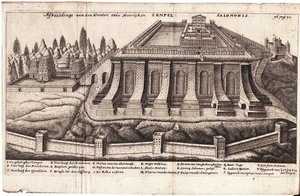 Salomons tempel i Jerusalem af Jacob Judah Aryeh Leon