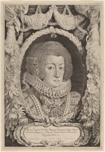 Maria Anna af Spanien af Jacob Louis after Pieter Claesz Soutman