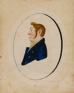 Portræt af Adam Musser, ca. 1822.