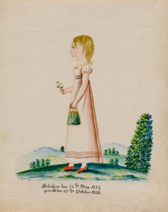 Portræt af Sarah Musser, 1826.