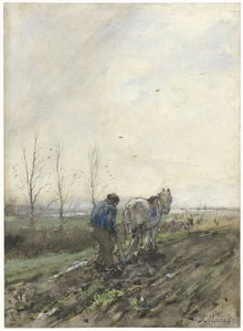 Pløjende bonde