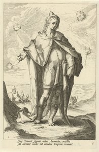Daniel Det Gamle Testamentes profeter (serietitel) af Jacob Matham (attributed to)