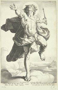Apollo som Sol af Jacob Matham