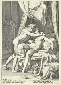Apollo og Lefkothea af Jacob Matham