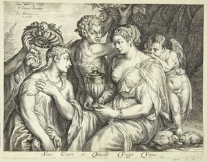 Ceres, Bacchus og Venus af Jacob Matham