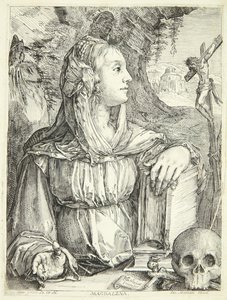 Den bodfærdige Maria Magdalene af Jacob Matham