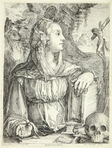 Den bodfærdige Maria Magdalene af Jacob Matham