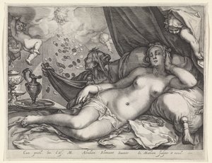 Jupiter og Danaë af Jacob Matham