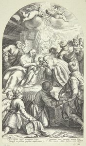 Kongernes tilbedelse af Jacob Matham
