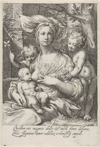 Kærlighed (Caritas) af Jacob Matham