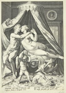 Mars og Venus af Jacob Matham