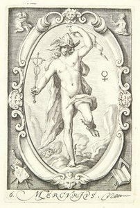 Merkur af Jacob Matham