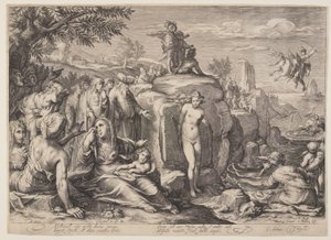 Perseus og Andromeda af Jacob Matham