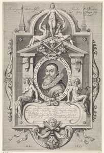 Portræt af Hendrick Goltzius af Jacob Matham