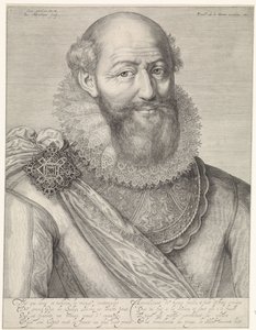 Portræt af Maximilien de Béthune af Jacob Matham