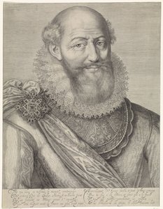 Portræt af Maximilien de Béthune af Jacob Matham