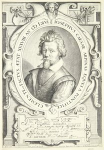 Portræt af Giuseppe Cesari af Jacob Matham